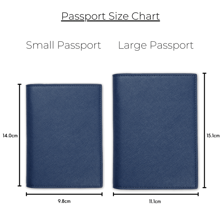 Navy - Saffiano Passport Cover - THEIMPRINT PTE LTD