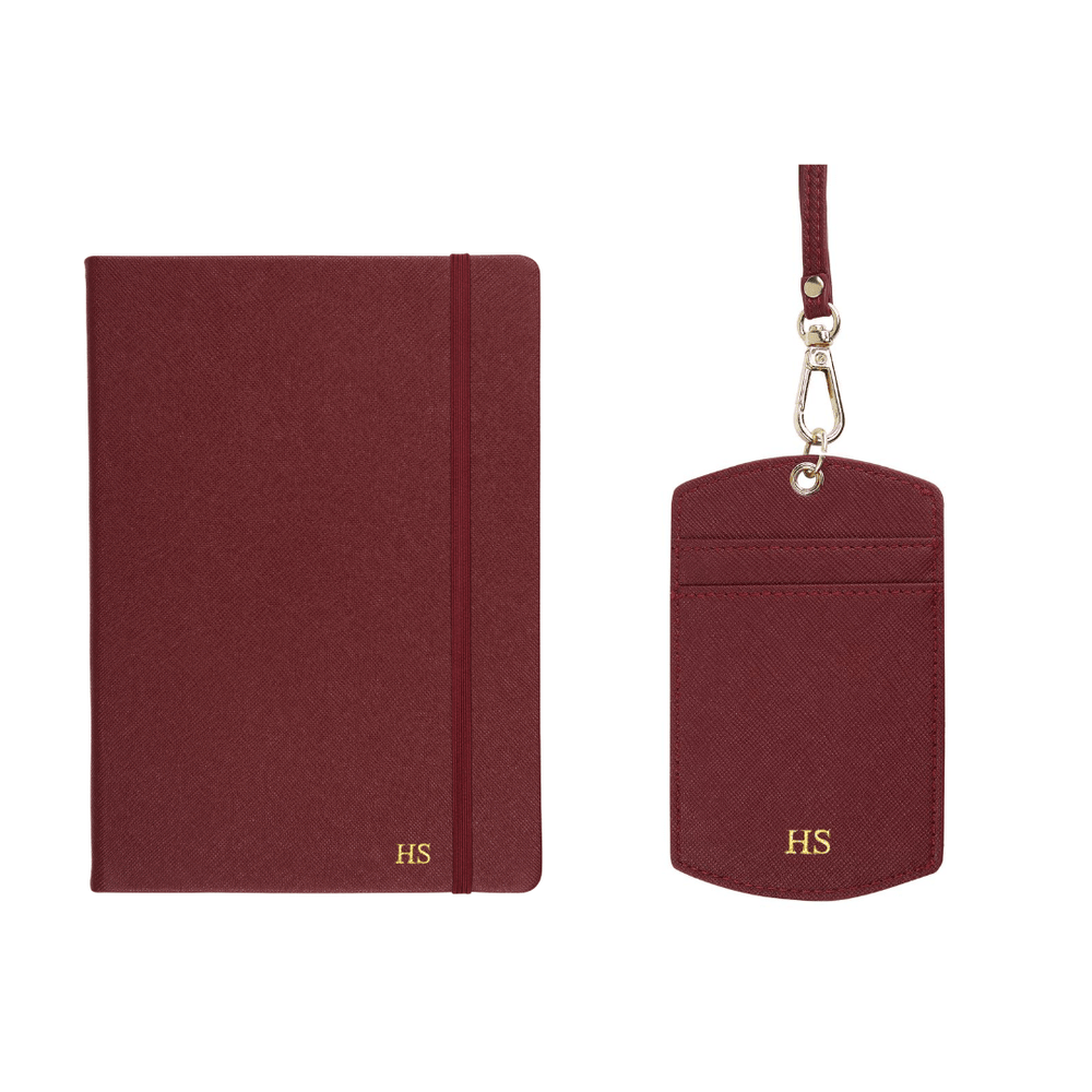 Work Bundle Set - ID Cardholder Lanyard & A5 Notebook - THEIMPRINT CO