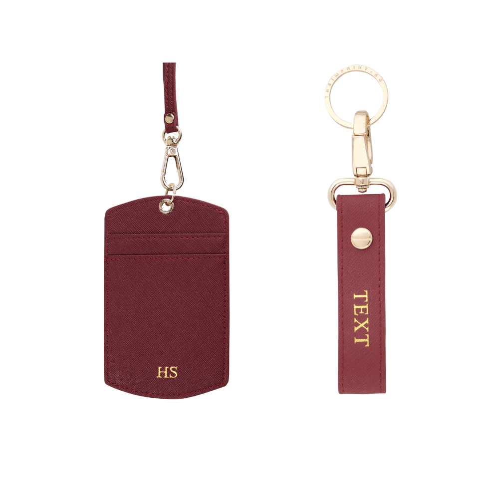 Best Selling Bundle Set - ID Cardholder Lanyard & Keychain - THEIMPRINT PTE LTD