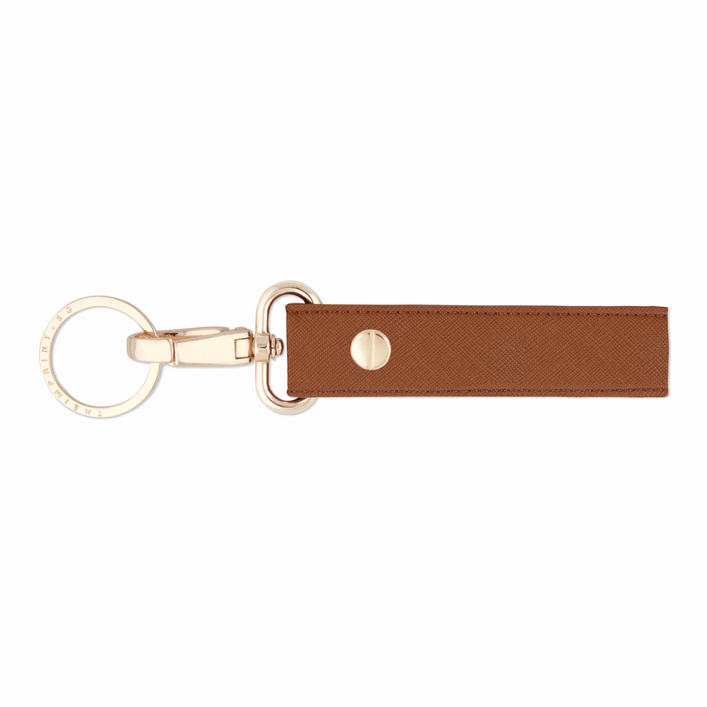 Caramel - Saffiano Keychain - THEIMPRINT PTE LTD