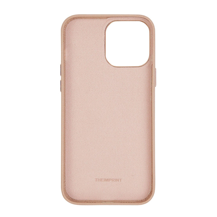 Nude - iPhone 12 Series Full Wrap Saffiano Phone Case - THEIMPRINT PTE LTD