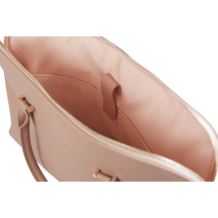 Nude - Saffiano Laptop Bag - THEIMPRINT PTE LTD