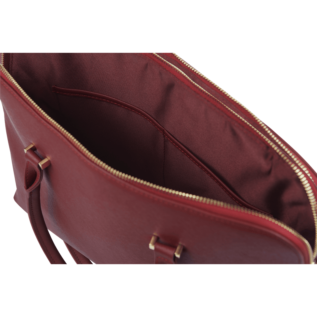 Burgundy - Saffiano Laptop Bag - THEIMPRINT PTE LTD