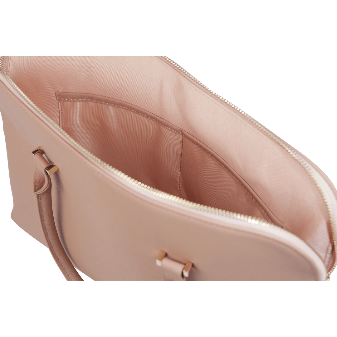 Nude - Saffiano Laptop Bag - THEIMPRINT PTE LTD