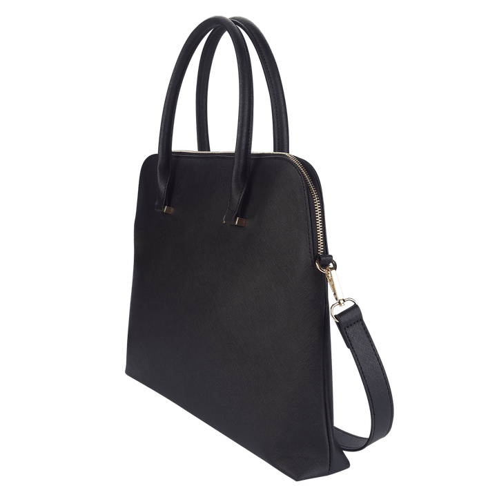 Black - Saffiano Laptop Bag - THEIMPRINT PTE LTD