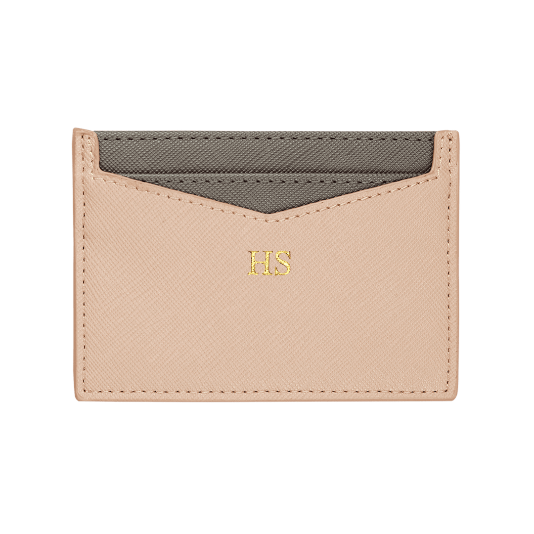 Nude - Saffiano Cardholder | Personalise | TheImprint Singapore