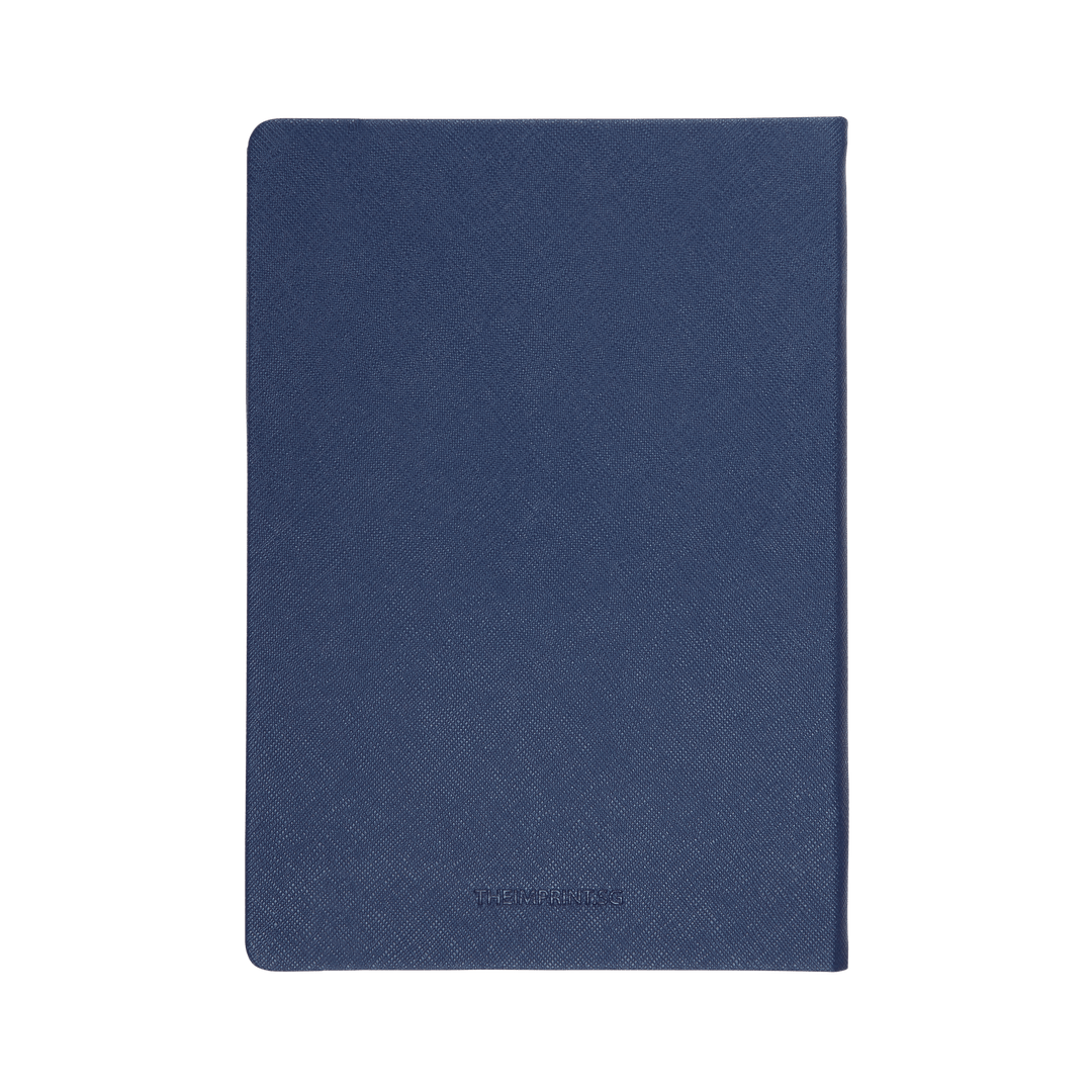 Navy - A5 Saffiano Notebook