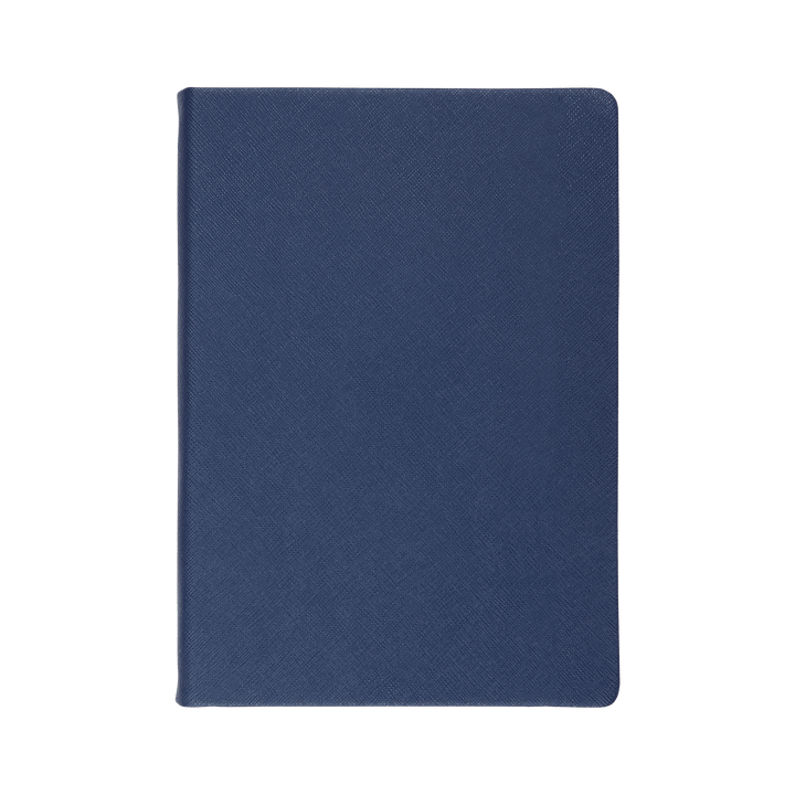 Navy - A5 Saffiano Notebook - THEIMPRINT PTE LTD