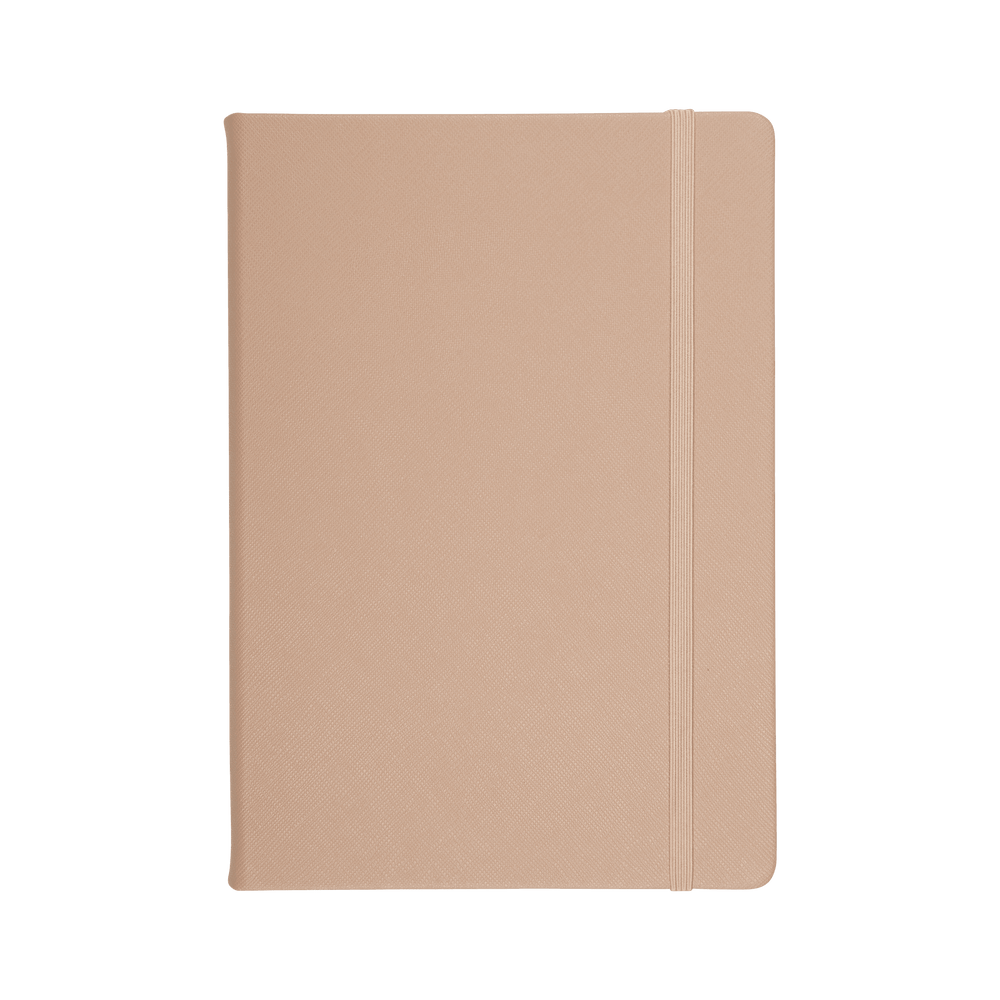 Nude - A5 Saffiano Notebook | Personalise | TheImprint Singapore