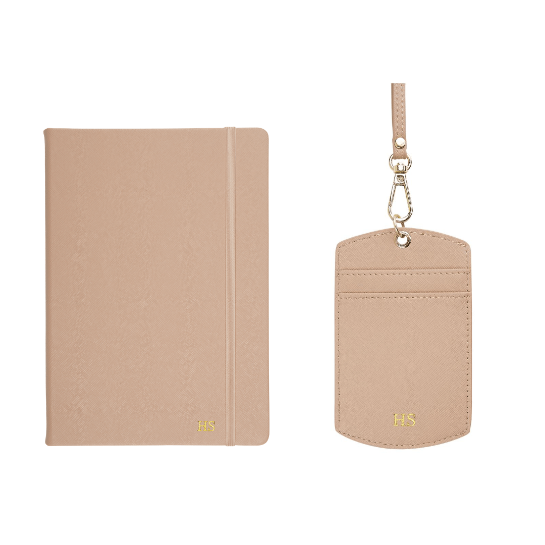Work Bundle Set - ID Cardholder Lanyard & A5 Notebook - THEIMPRINT CO