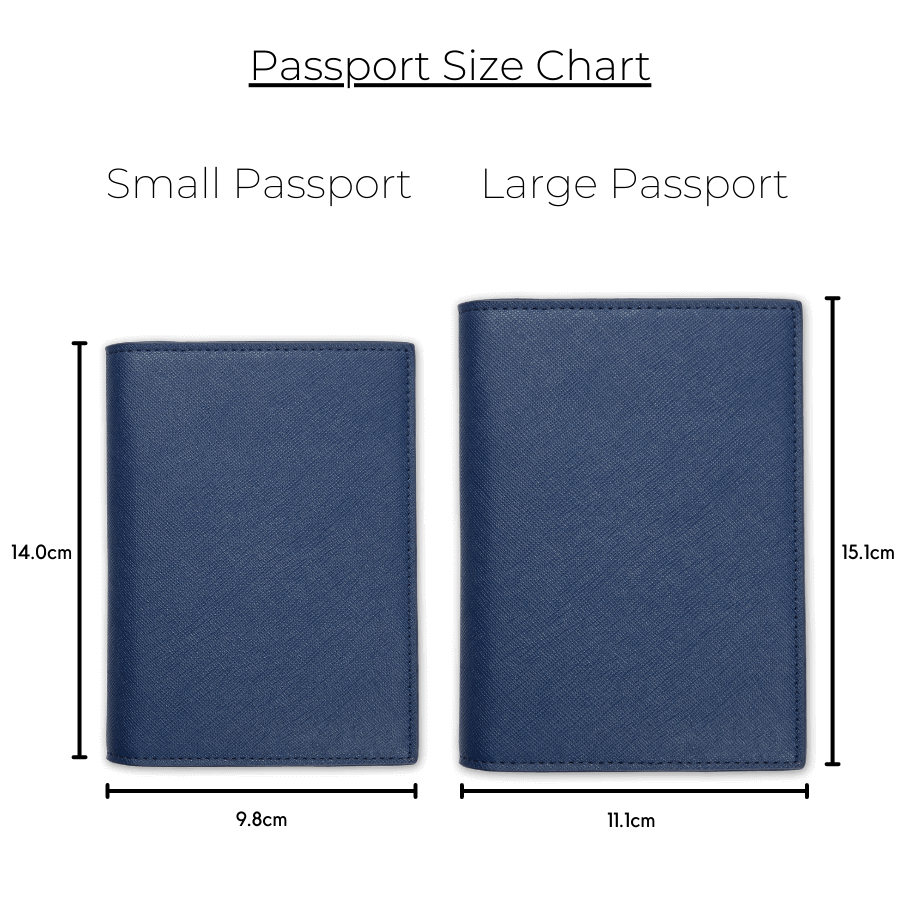 Navy - Saffiano Passport Cover