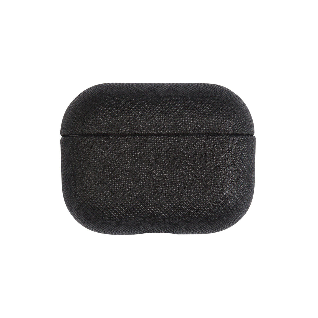 Black - Saffiano AirPod Pro Case Cover - THEIMPRINT