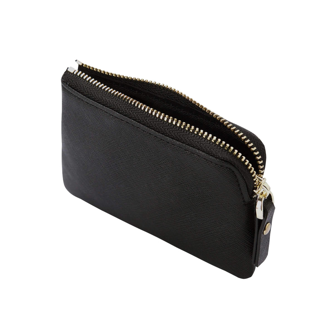 Black - Saffiano Coin Pouch | Personalise | TheImprint Singapore