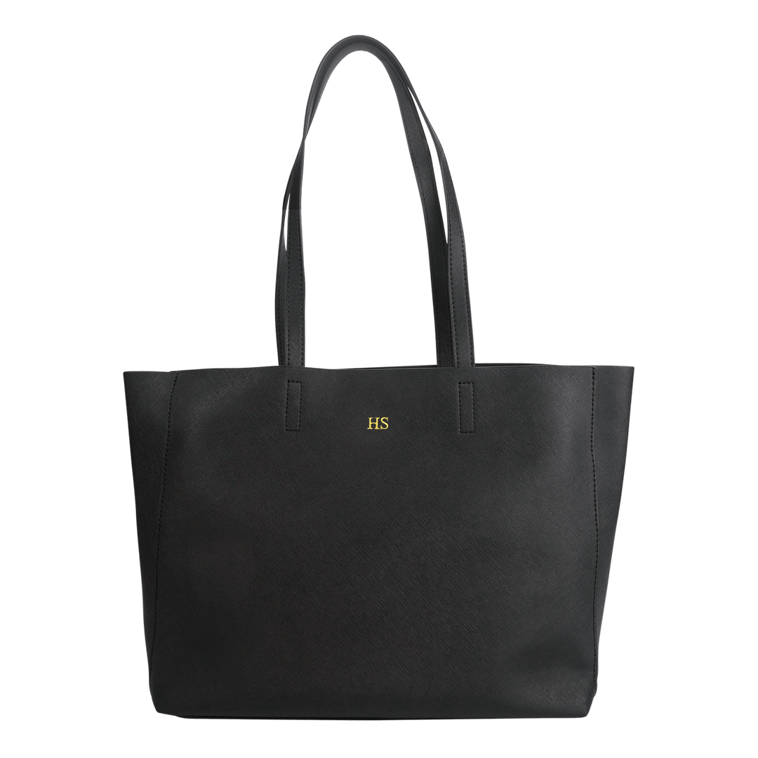 Black - Saffiano Tote Bag