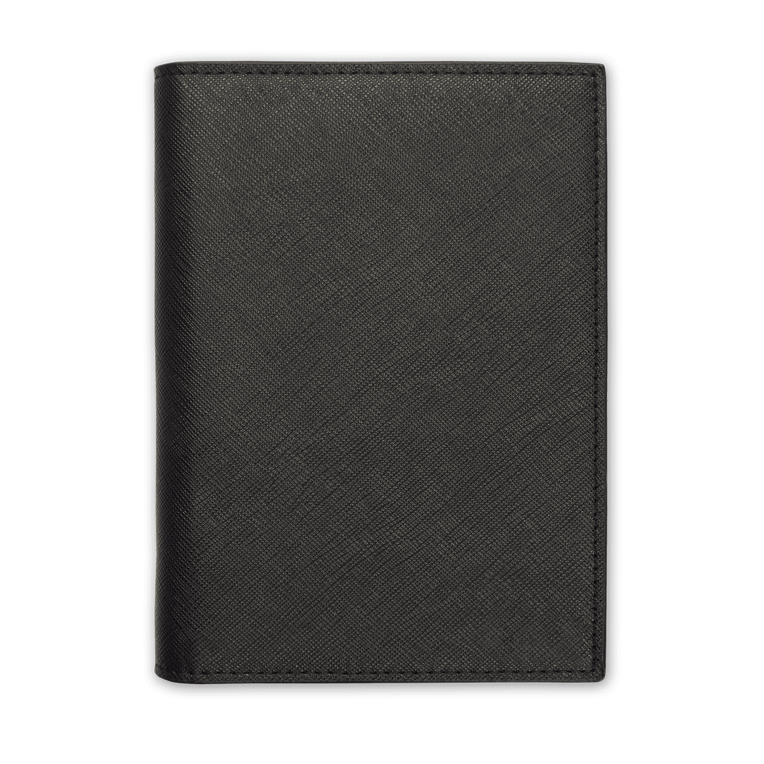 Black - Saffiano Passport Cover | Personalise | TheImprint Singapore
