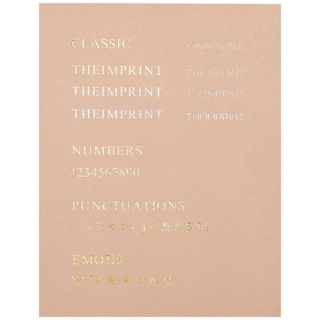 Nude - A5 Saffiano Notebook - THEIMPRINT PTE LTD