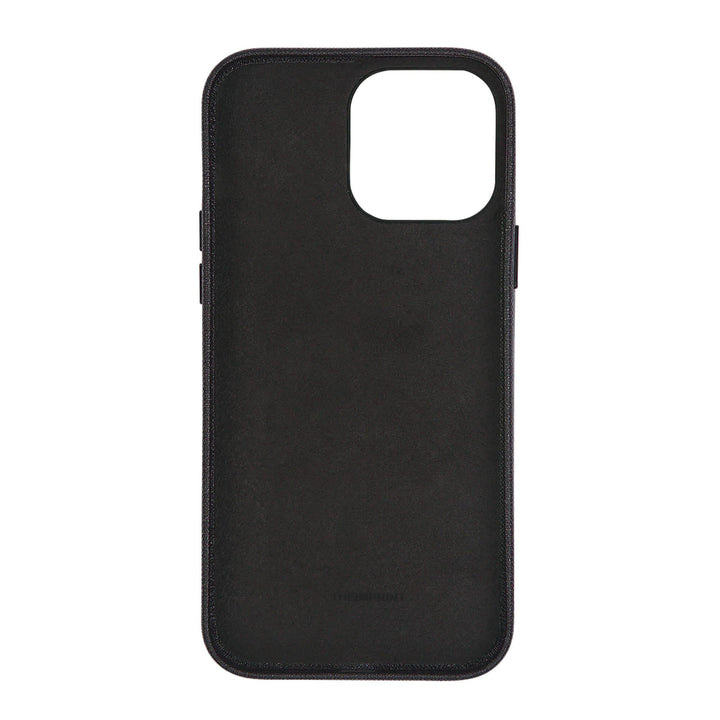 Black - iPhone 14 Series Full Wrap Saffiano Phone Case - THEIMPRINT PTE LTD