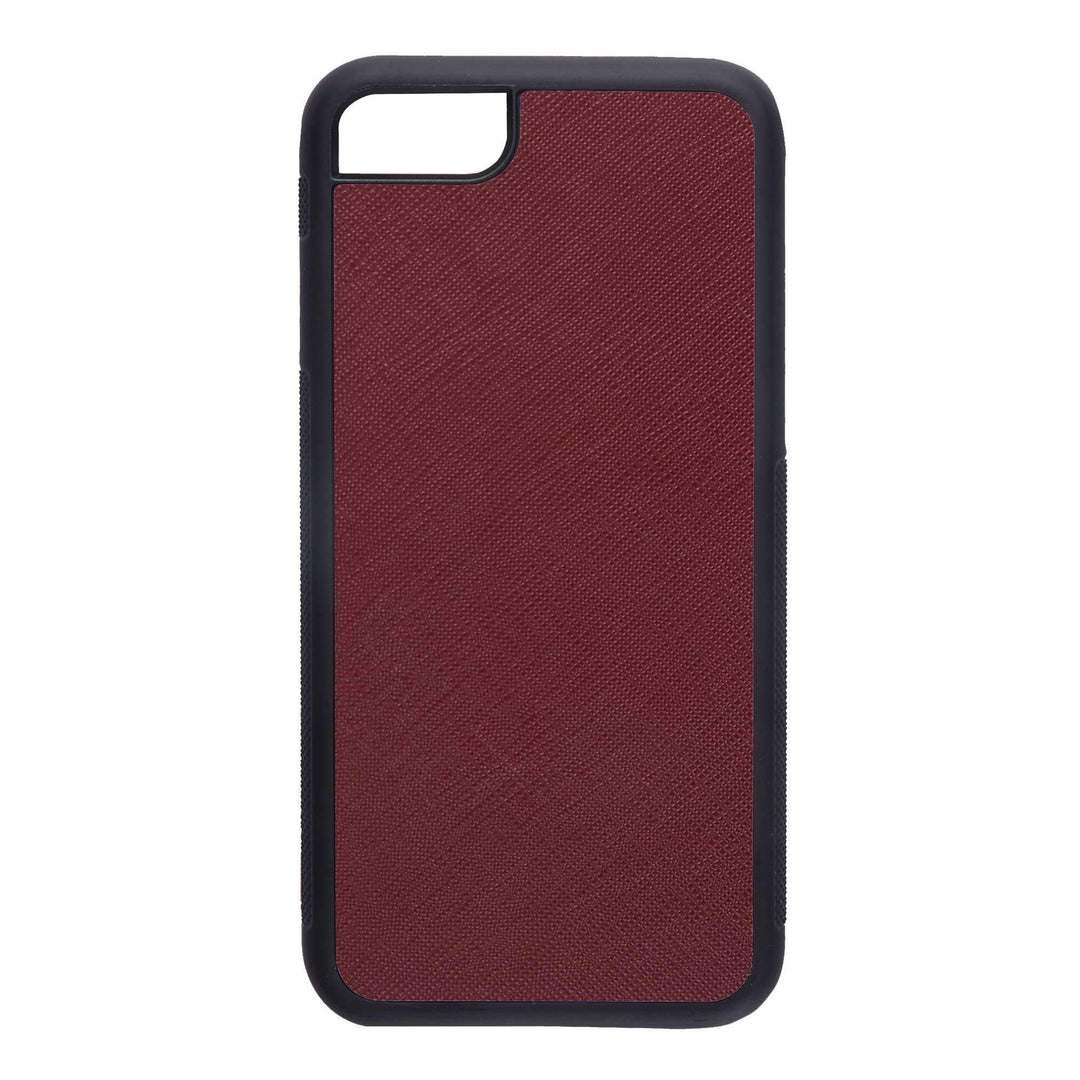 Burgundy - iPhone 7 / 8 Saffiano Phone Case | Personalise | TheImprint Singapore