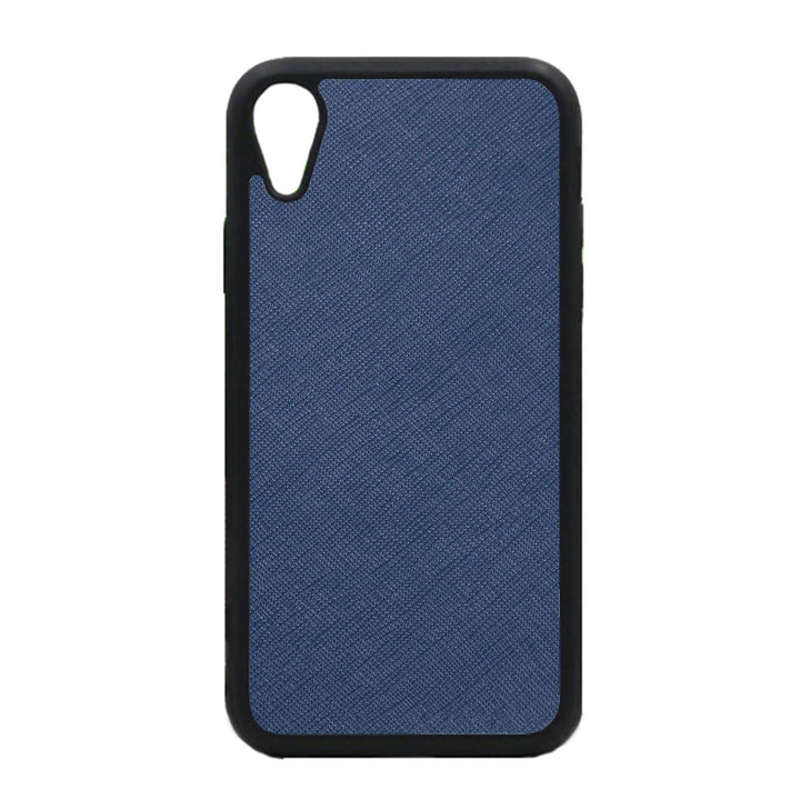 Navy - iPhone XR Saffiano Phone Case | Personalise | TheImprint Singapore