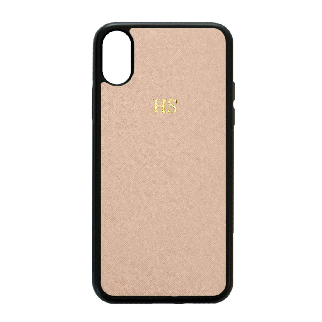 Nude - iPhone XS Max Saffiano Phone Case | Personalise | TheImprint Singapore