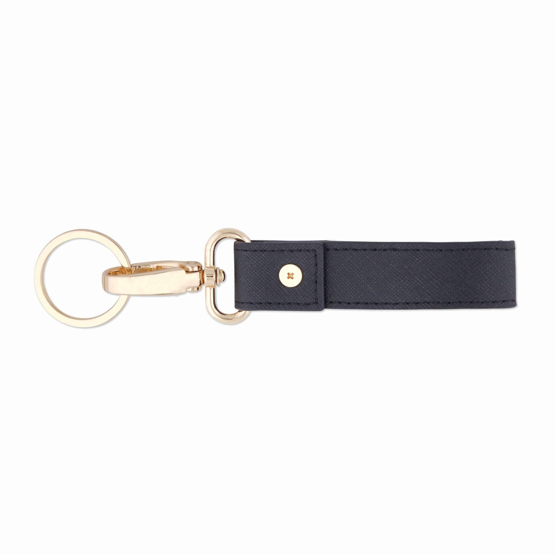 Black Saffiano Keychain | Personalise | TheImprint Singapore