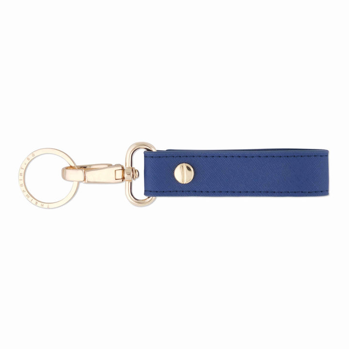Navy - Saffiano Keychain | Personalise | TheImprint Singapore