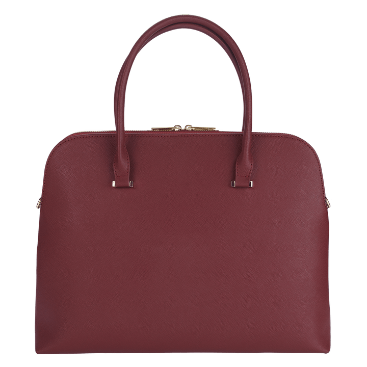 Burgundy - Saffiano Laptop Bag - THEIMPRINT PTE LTD