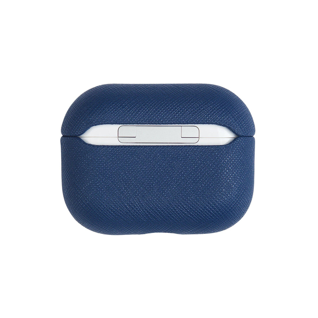 Navy - Saffiano AirPod Pro Case Cover - THEIMPRINT