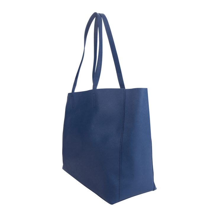 Navy - Saffiano Tote Bag - THEIMPRINT PTE LTD