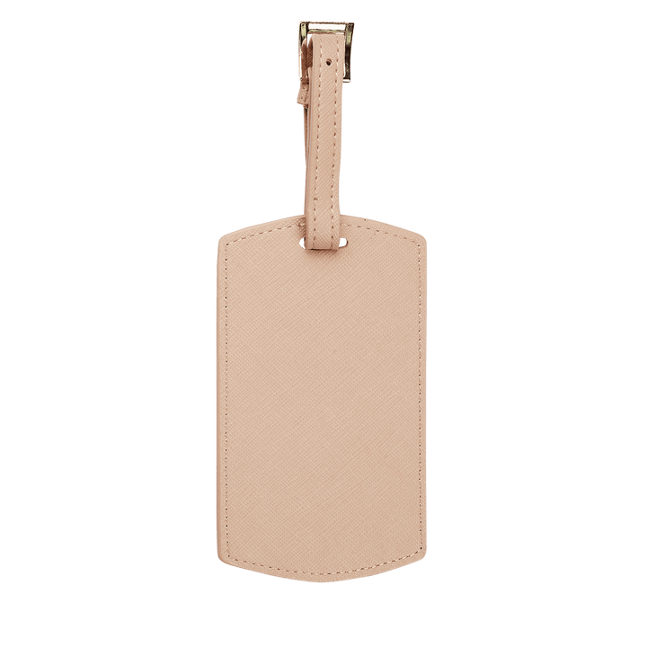 Nude - Saffiano Luggage Tag | Personalise | TheImprint Singapore