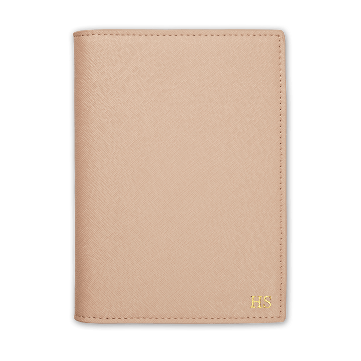 Nude - Saffiano Passport Cover | Personalise | TheImprint Singapore