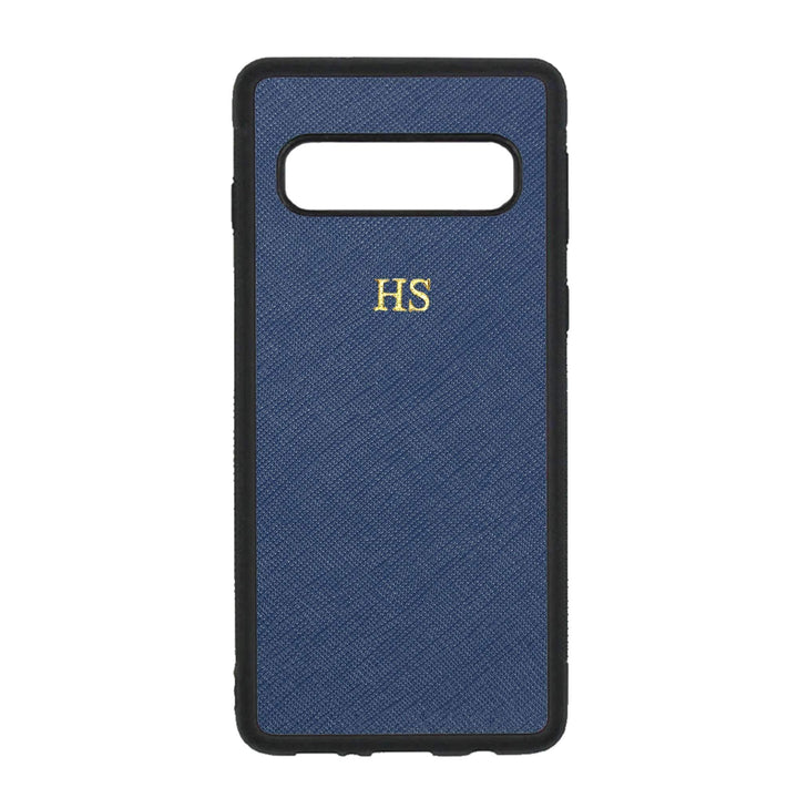Navy - Samsung S10 Saffiano Phone Case | Personalise | TheImprint Singapore