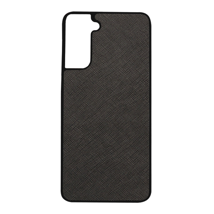 Black - Samsung S21 Plus Saffiano Phone Case - THEIMPRINT