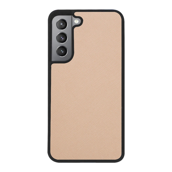 Nude - Samsung S22 Series Saffiano Phone Case