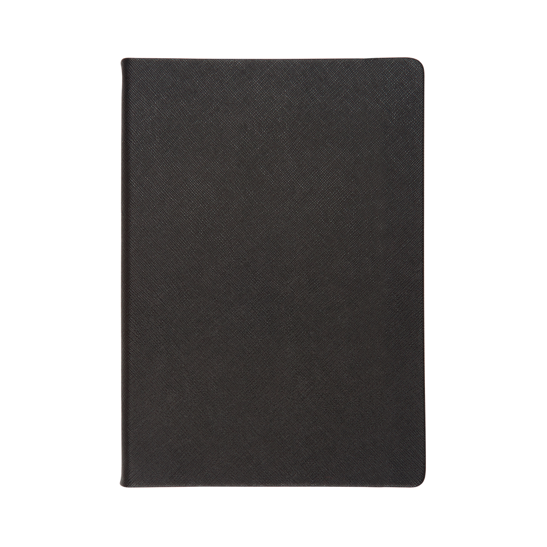 Black - A5 Saffiano Notebook