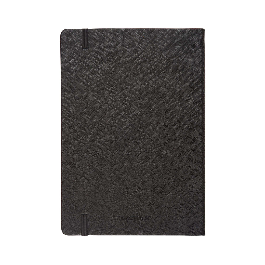 Black - A5 Saffiano Notebook | Personalise | TheImprint Singapore