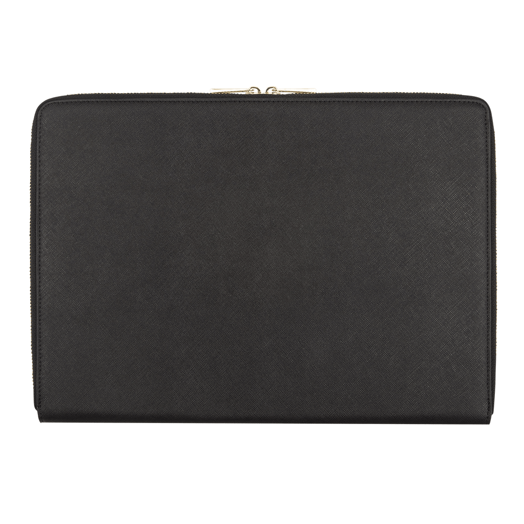 Black - Saffiano Laptop Sleeve | Personalise | TheImprint Singapore