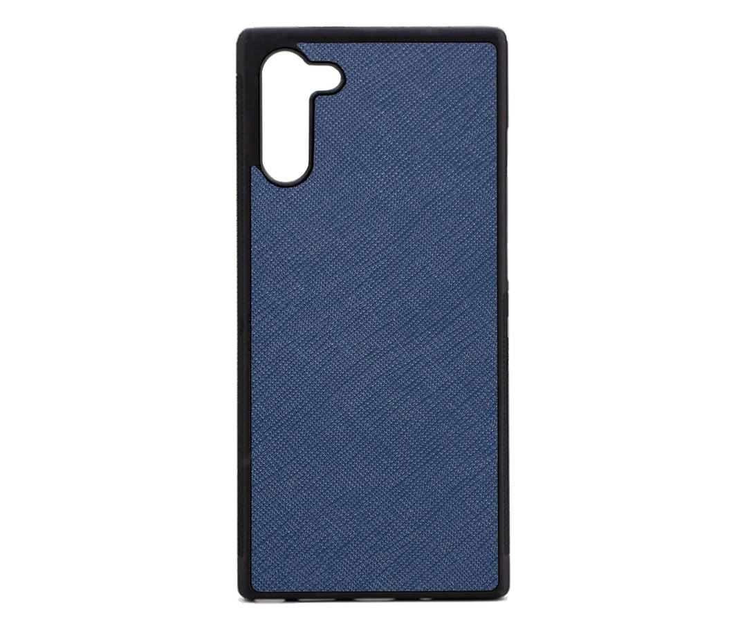Navy Samsung Note 10 Saffiano Phone Case | Personalise | TheImprint Singapore