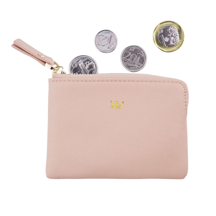 Nude - Saffiano Coin Pouch | Personalise | TheImprint Singapore