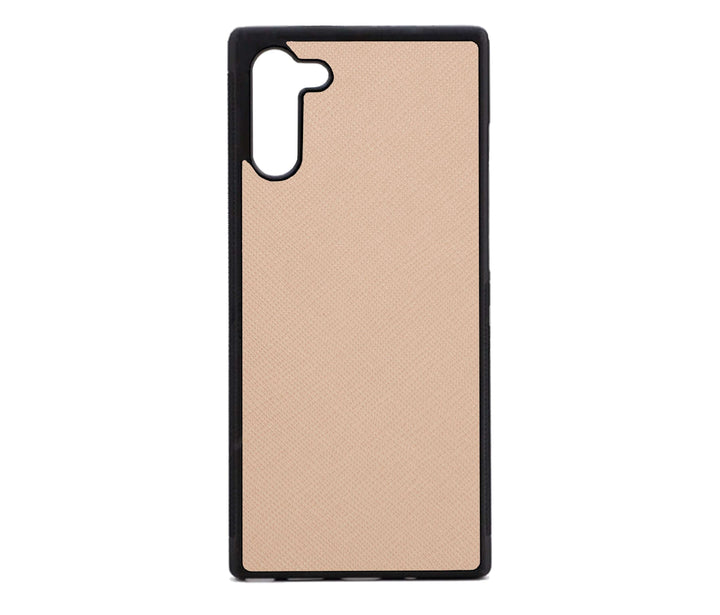 Nude Samsung Note 10 Saffiano Phone Case | Personalise | TheImprint Singapore