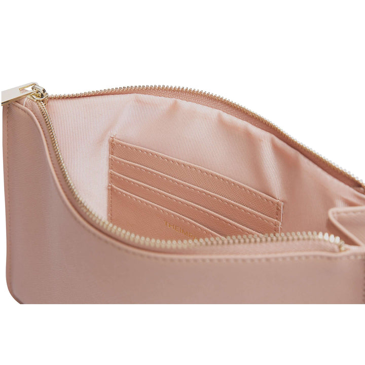 Nude - Small Saffiano Pouch | Personalise | TheImprint Singapore